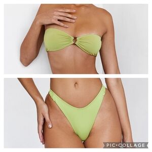 House of CB Lime Bikini Set